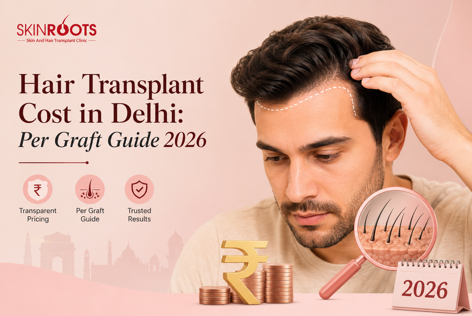Hair Transplant Cost in Delhi: Per Graft Guide 2026